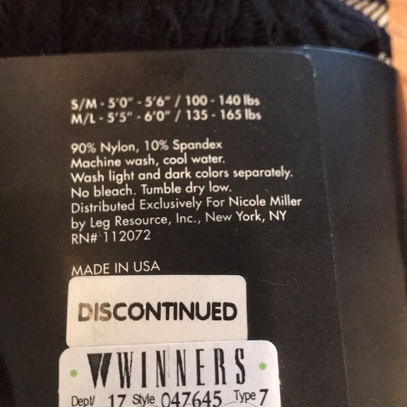 Nicole miller tights - Picture 3 of 3